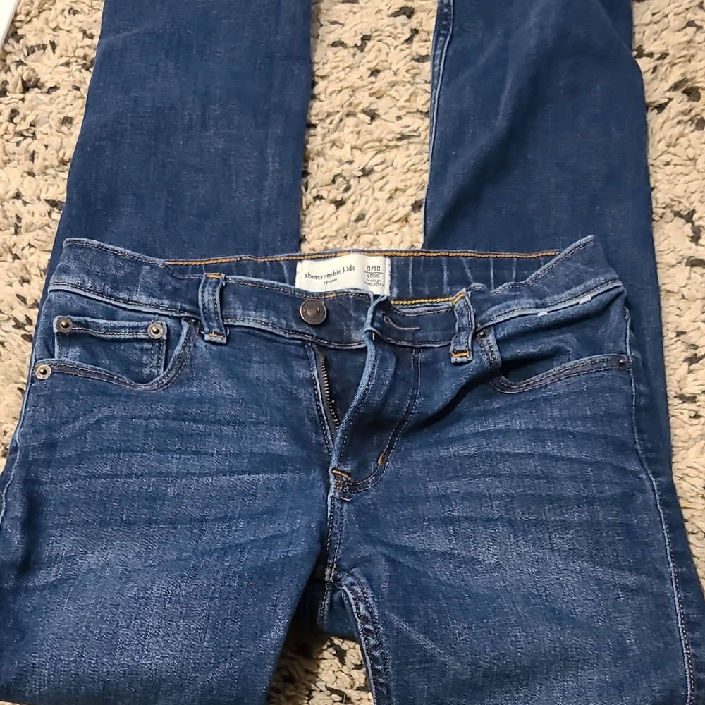Abercrombie Kids Blue Skinny Jeans with Stretch